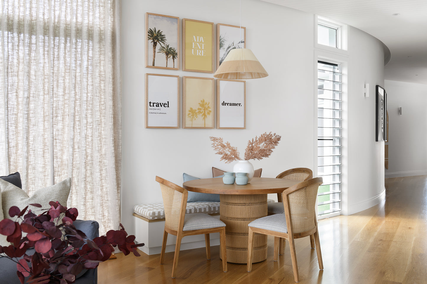 Angie Fabric Dining Chair - Light Beige