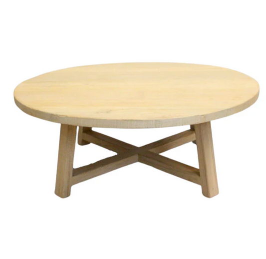 Redwood Round Elm Table