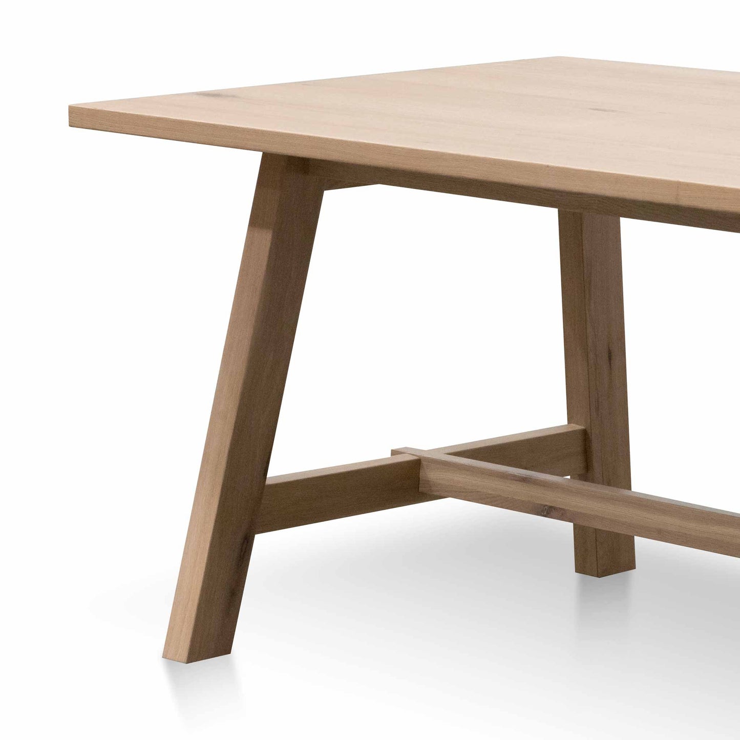 Kenny Wooden Dining Table - Washed Natural
